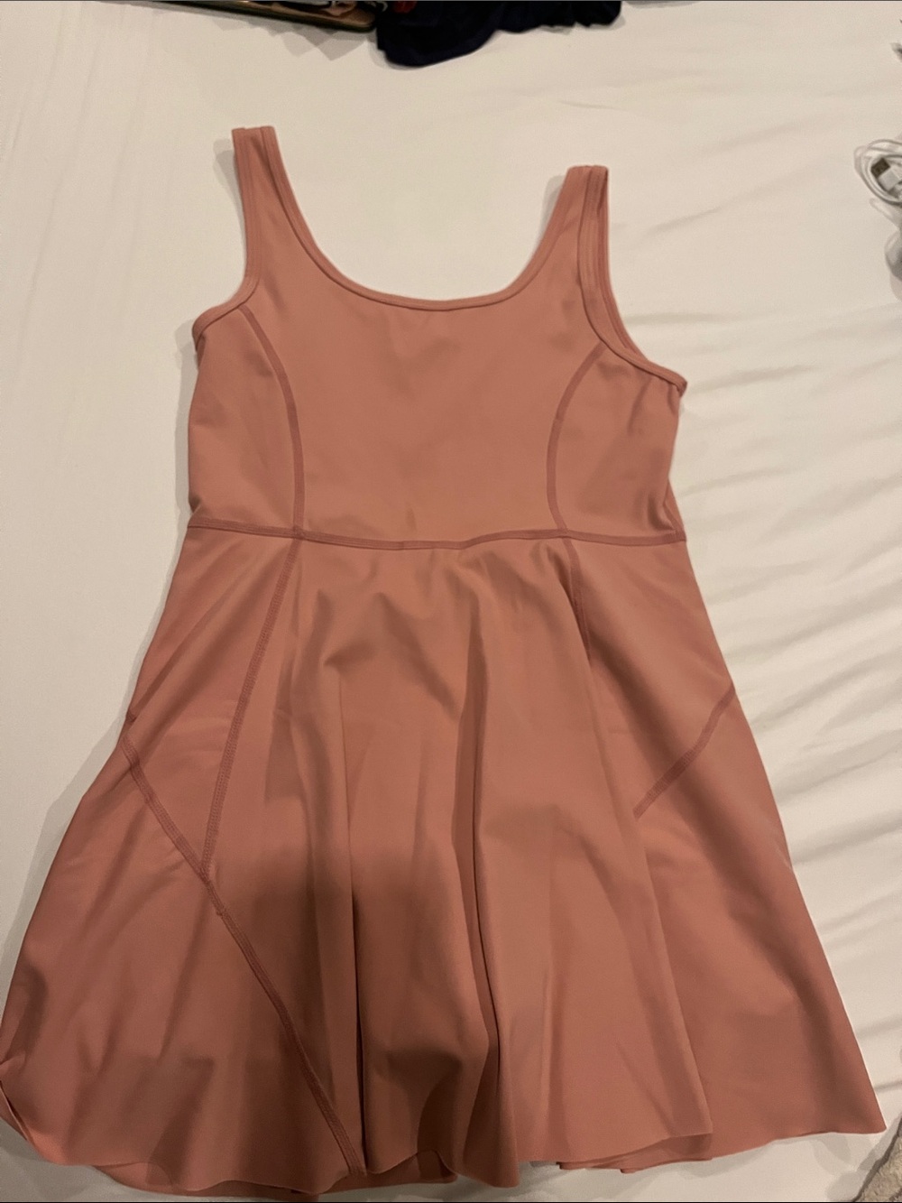 SHEIN Dusty Rose Pink A-Line Skater Dress